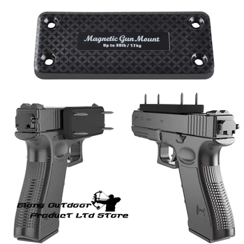 

Gun Mount Magnetic Holster for Vehicle Home Rubber Coated 17KG 36Lbs Gun Magnet Accessories Free Shipping from USA Warehouse