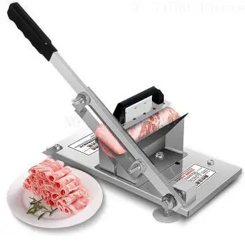 

Multifunction Meat Slicer Beef Mutton Slicer Machine Commercial Home Vegetable Roll Blender Manual Meat Planer