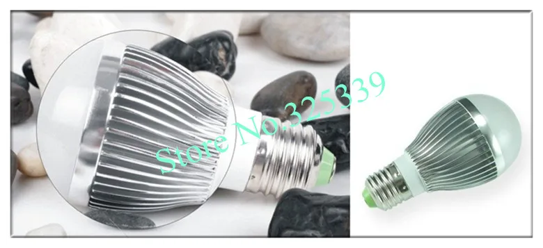 30 шт. затемненные шариковые лампы AC85-265V 5 Вт 4 Вт 3 Вт E14 E27 B22 GU10 мощный светодиодный светильник