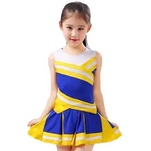 Студенческие соревнования девушки-болельщики школьная форма Cheer Team Униформа дети представление костюм наборы девушки класс Костюм Rooter