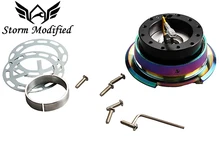 SuTong Alta Qualidade Auto Carro Universal Volante Quick Release Adaptador Hub Pressão Off Chefe Kit Acessórios Do Carro