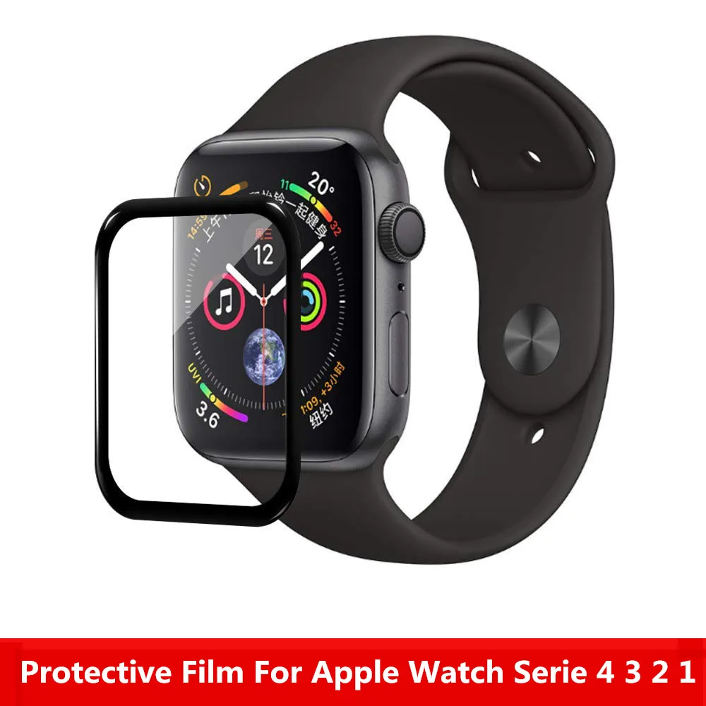 3D Full Curved Screen Protector For Apple Watch 44mm 40 mm 42mm
