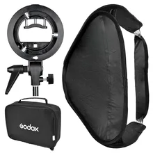 Godox S-тип Speedlite кронштейн Comet держатель+ 50x50 см софтбокс для студии фотографии рассеиватель