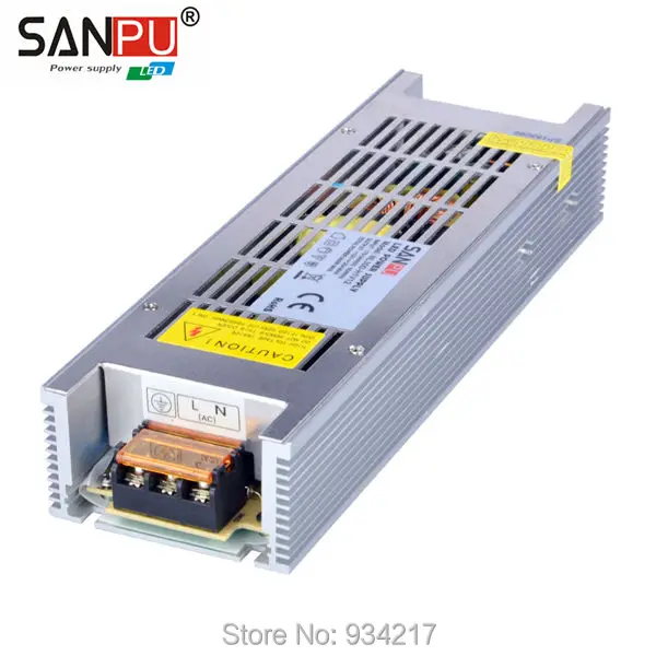 SANPU SMPS Светодиодный источник питания 300 Вт 12 В 25 А AC DC 220 в 12 В импульсный трансформатор Светодиодный драйвер 12 В SMPS тонкий маленький объем CE Rohs