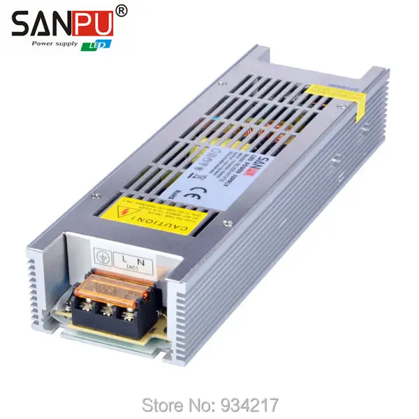 

SANPU SMPS LED Power Supply 300W 12V 25A AC DC 220V 12V Switching Transformer LED Driver 12V SMPS Slim Small Volum CE Rohs