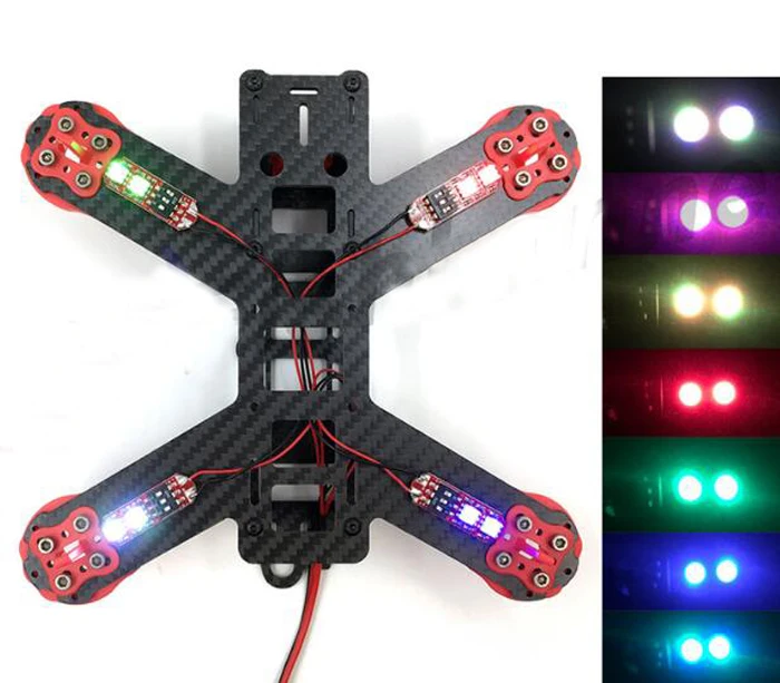 

FPV QAV210 180 RGB LED light board APM navigation lights for model aircraft FPV QAV180 210 250 F330 F450 quadcopter multicopter