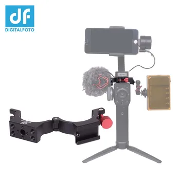 

HOT DF DIGITALFOTO ANT Adapter Ring with Cold Shoe for Zhiyun Smooth 4 Gimbal Mounting Microphone/LED Light/Monitor Filmmaker
