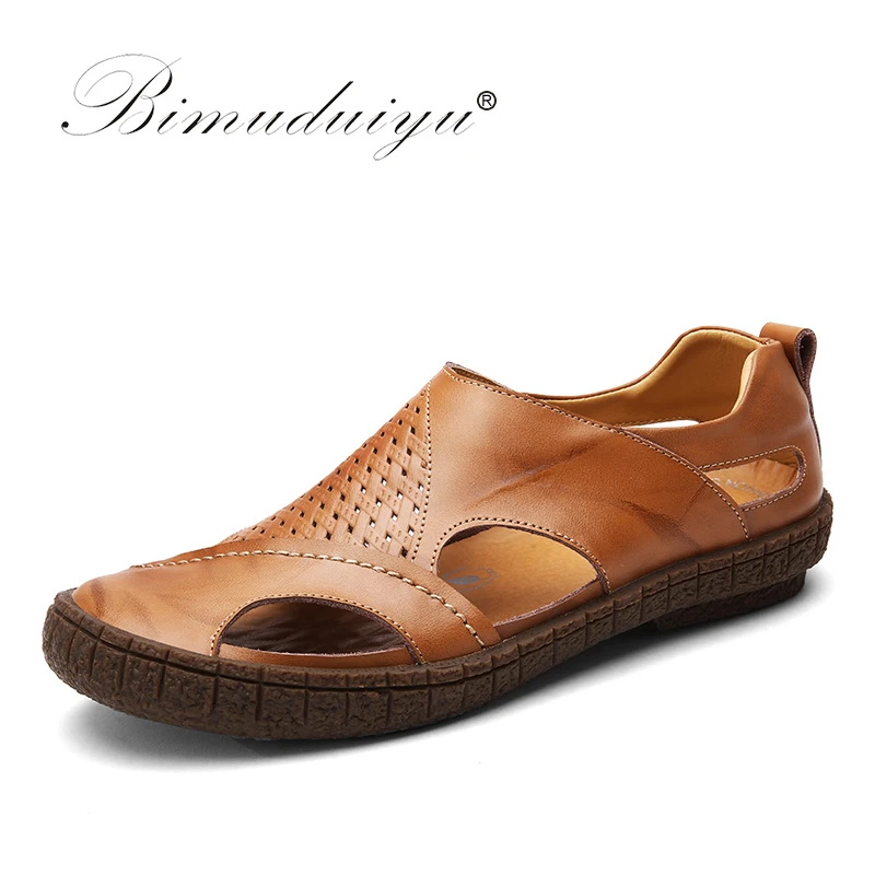 waterproof flats shoes bimuduiyu cow split leather sandals waterproof summer waterproof flats shoes bimuduiyu cow split leather sandals waterproof summer