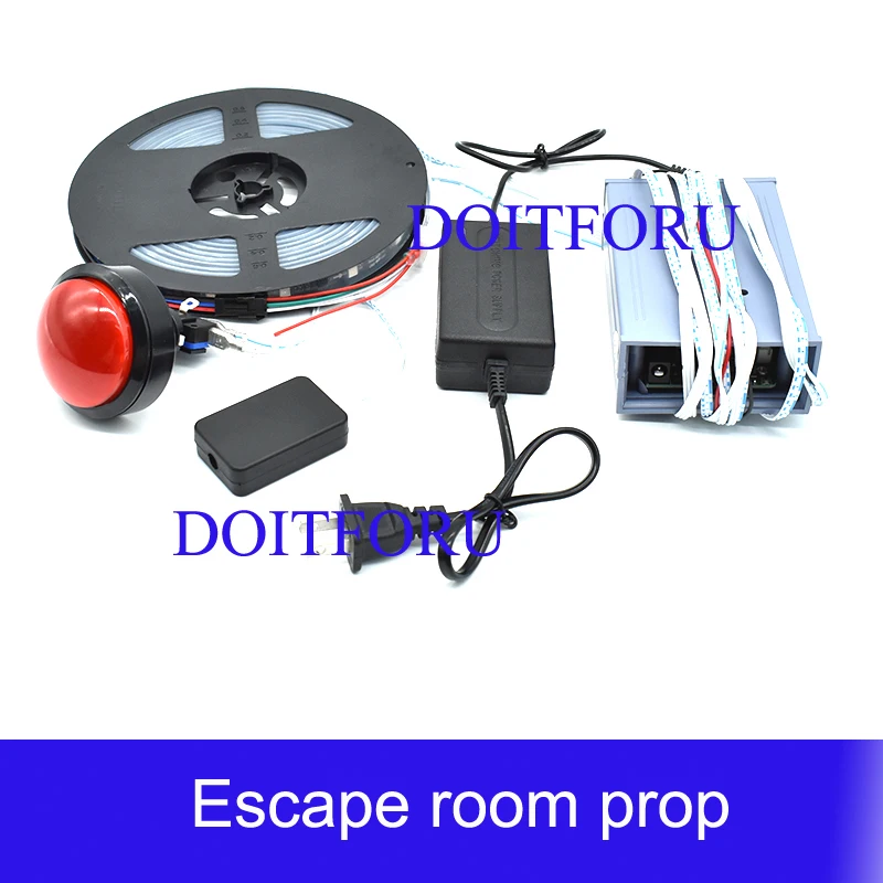 Escape-Room-the-Game-Props-Shouting-Out-to-light-up-LED-rell-Control-12V-Magenet-Lock 6