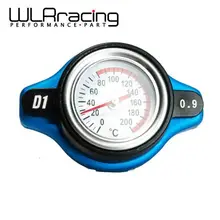 WLRING STORE- D1 Spec RACING 0.9BAR Thermost Radiator Cap COVER + Water Temp gauge Cover For TOYOTA,MITSUBISHI,LEXUS WLR-DRC09