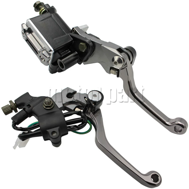 22mm Handlebars Motorbike Brake Master Cylinder Fluid Reservoir Clutch