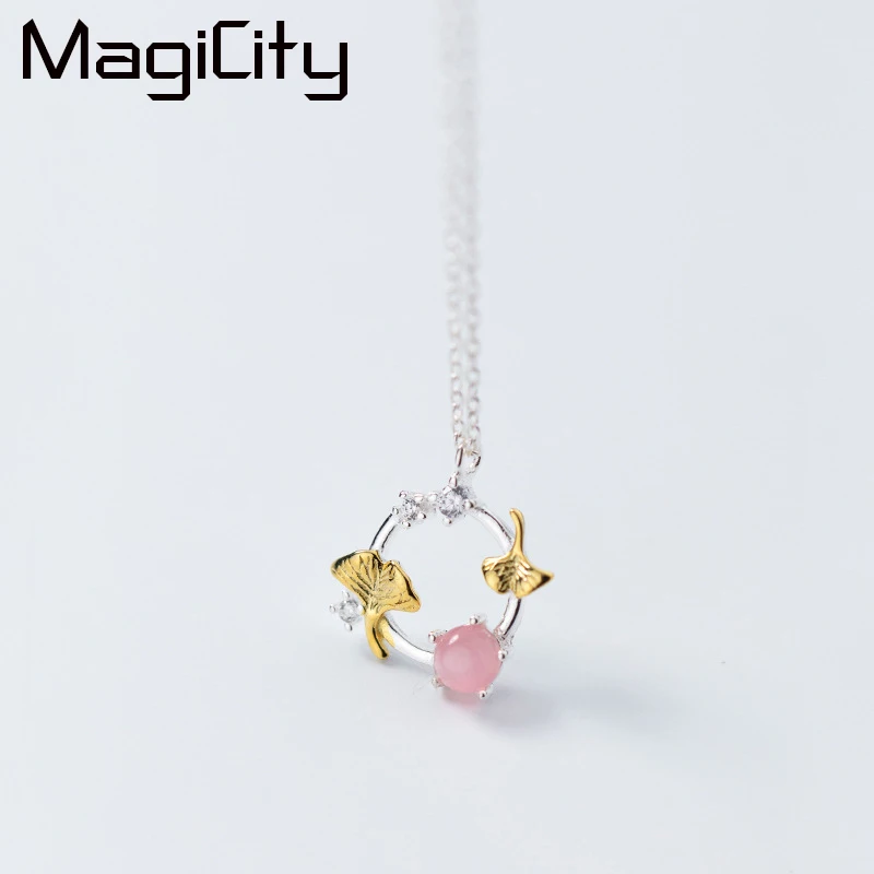 

Hot Sale 925 Sterling Silver Leaf Necklaces & Pendants for Women Fashion sterling-silver-jewelry 925 Sterling zilveren ketting