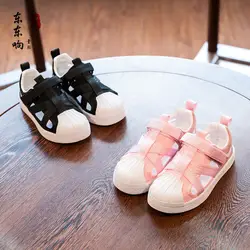 Детская моллюсков Повседневное кроссовки Обувь с дышащей сеткой спортивная обувь мальчиков обувь Новые летние детские кроссовки