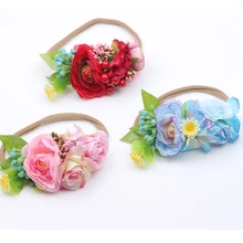 Kids hair accessories 3Colors Kids Elastic Floral Headband Girls girls Elastic Hair bands Flower Headwear Kids hair accessories 3Colors Kids Elastic Floral Headband Girls girls Elastic Hair bands Flower Headwear