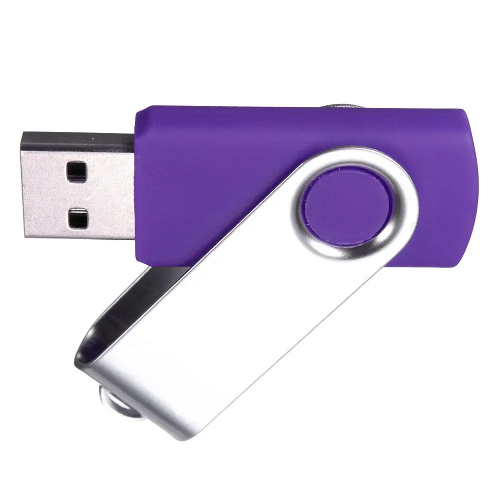 1 GB USB 2,0 Fold флэш‑накопитель Swivel флеш-карта памяти для хранения данных большого пальца U диск