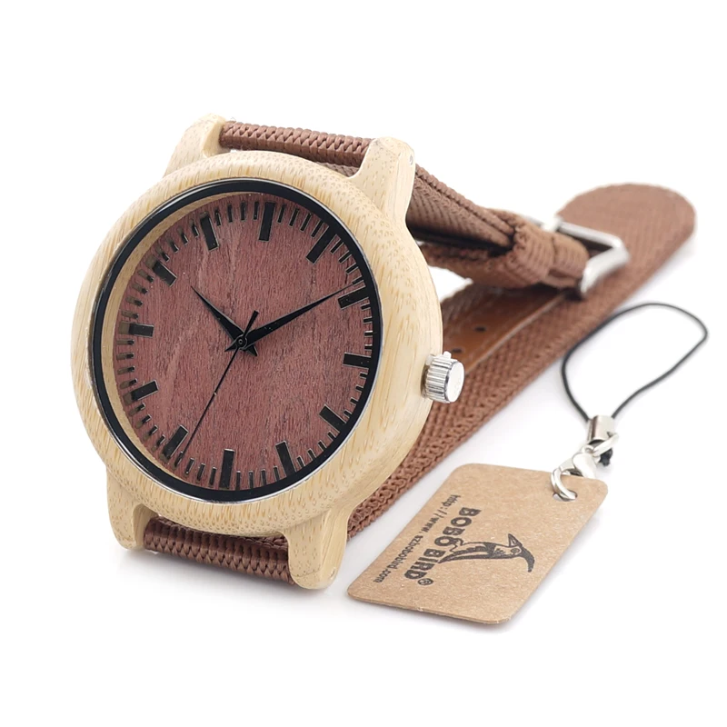 2017 BOBO BIRD Top Luxury Men Watches Bamboo Wrist Watches Quartz Watches for Men and Women relogio masculino C-D09
