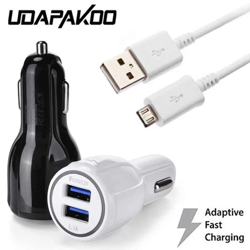 Адаптивное зарядное USB-устройство для быстрой зарядки и 1 м Micro usb samsung galaxy C8 J6 A6 2018 s6