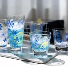 Дейзи молоток шаблон стеклянные чашки Посуда для напитков Tumblers стакан для питья es сок чашка пивное вино стекло es чашка для воды