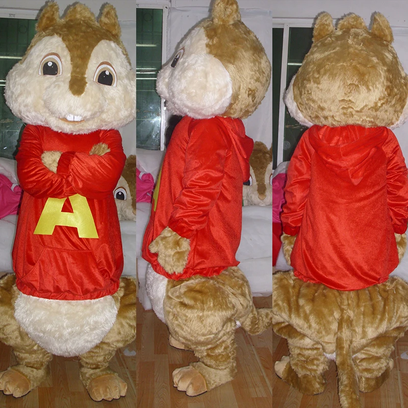 

Squirrel costume De Mascotte Top Qualit&eacute Mascotte Costumes walking puppet for customers