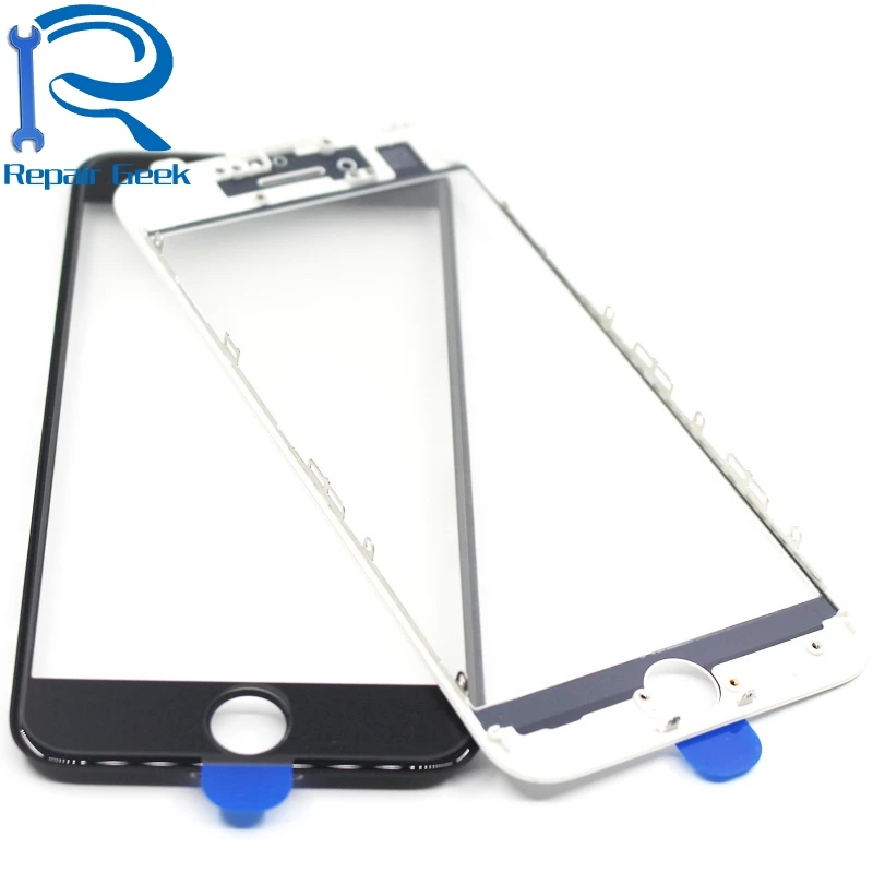 10 шт холодного пресса 3 в 1 переднее стекло экрана с рамкой OCA для iPhone 5 5c 5S 8 7 6 6s plus AAA