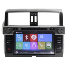 WINCE 6.0 Multimedia Car DVD Player For Toyoto 2014 Prado GPS navigaiton RDS Bluetooth RDS Free Map HD Touch Screen Radio Stereo