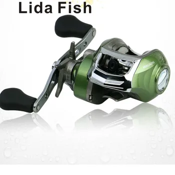 

Lida Fish water wheel green magnetic brake system 17+1BB wire cup and rocker arm, anti-corrosion, anti-fouling
