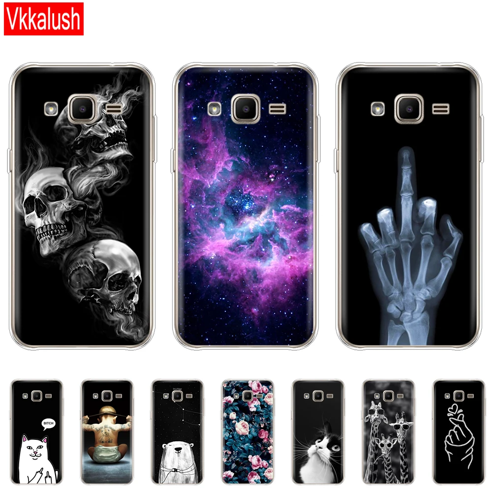 

Case For Samsung Galaxy J2 SM-J200F J200H Soft TPU Silicon Case For Samsung J2 2015 4.7" inch Cover 360 Full Protective Shell