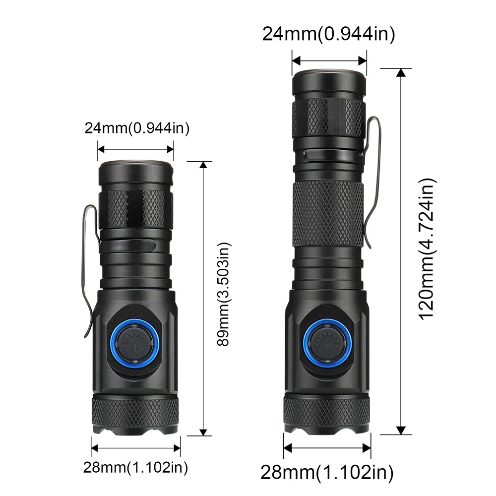 80000LM Мощный мини тактический светодиодный фонарик usb cree XML-R2 светодиодный фонарь Водонепроницаемый 16340 или 18650 аккумулятор USB Перезаряжаемый