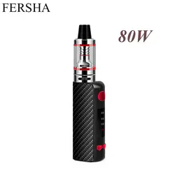 FERSHA mini-80W электронная сигарета набор модов для вейпинга коробка Большой курительный кальян 2200 мАч большой внутренний аккумулятор плеер