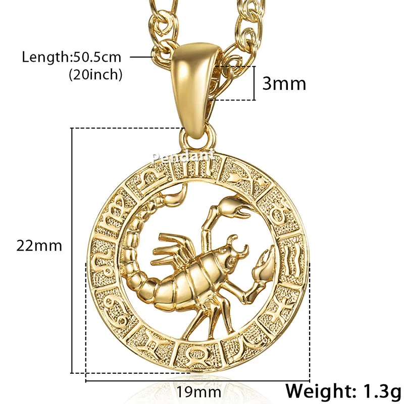 Davieslee Womens Scorpio Zodiac Sign 