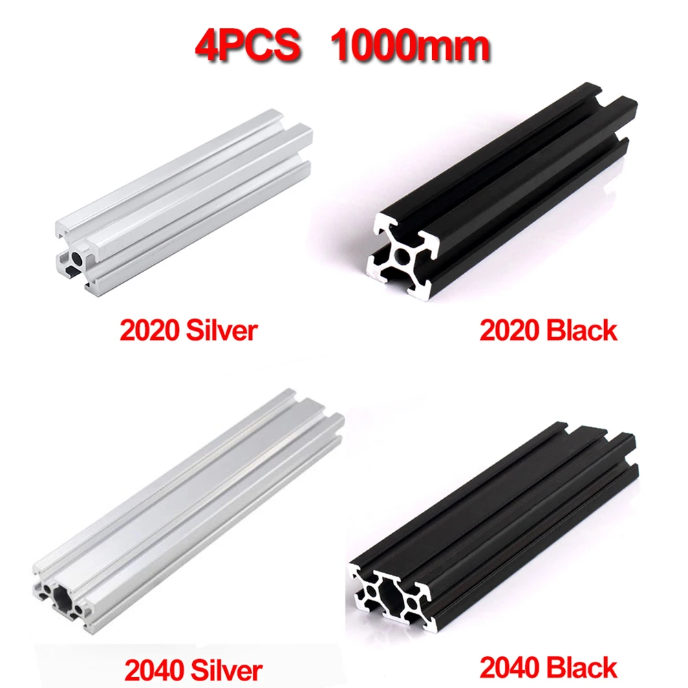 1PCS 20x40 300 mm Standard Europeo Lineare Profilo In Alluminio Ferroviario estrusione