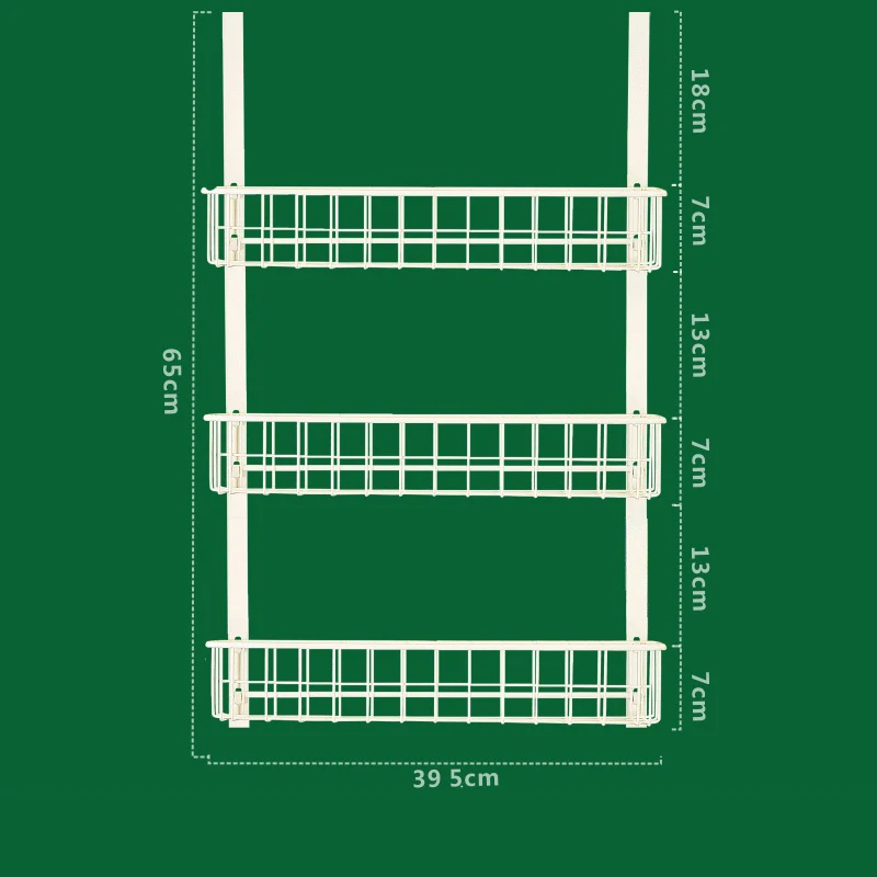 Стойка для холодильника, боковая полка, боковой держатель, полка для шкафа, стеллаж для хранения, многослойная подвесная корзина, полка, кухонный органайзер, держатель - Цвет: W1