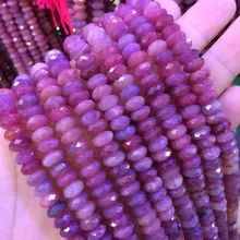 Форма Рондель натуральный камень циозит бусины природным драгоценным камнем beaeds из серии сделай сам, бисер для изготовления ювелирных изделий 1"