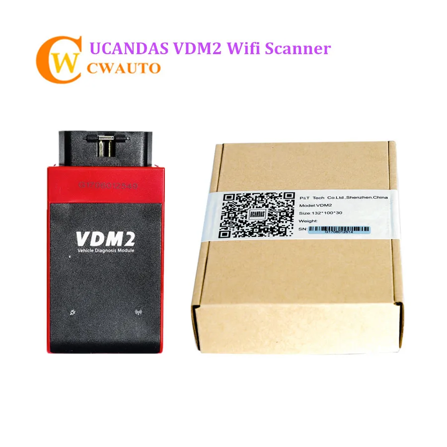Новый VDM 2 II V5.2 Wifi UCANDAS Автомобильный сканер многоязычный такой же как Vpecker Easydiag