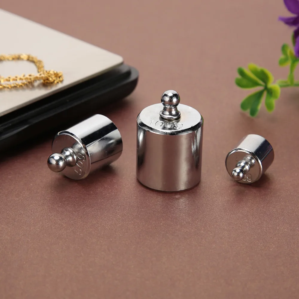 

6Pcs/set 100g 50g 20g 10g 5g Calibration Weights Grams Precision Calibration Jewelry Scales Kitchen Measuring Tools