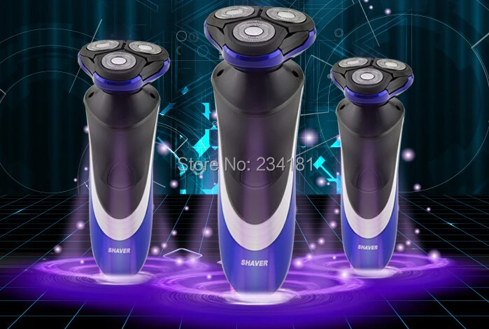 

New 3D Electric razor shaver Electric Shaver Head Men's Rechargeable Rotary Waterproof  Euro plug