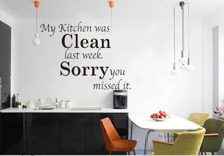 Diy Letters Kitchen Wall Stickers Waterproof Bathroom Diy Letters Kitchen Wall Stickers