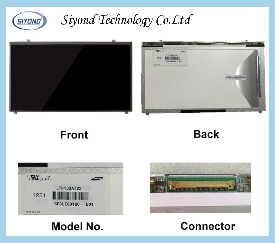 Класс A+ LTN133AT21 LTN133AT23 ноутбук с жидкокристаллическим экраном 13," WXGA для ноутбука samsung