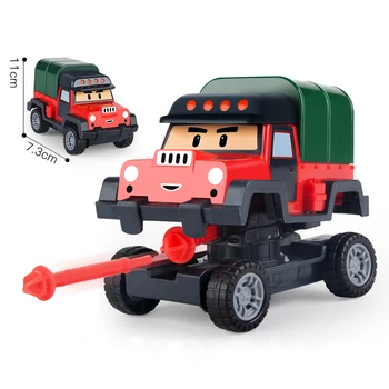 

one piece Robocar Poli Korea kids Toys Robot Poachers Fire engine novelty hunting Anime Action Figure Toys For Children Gift