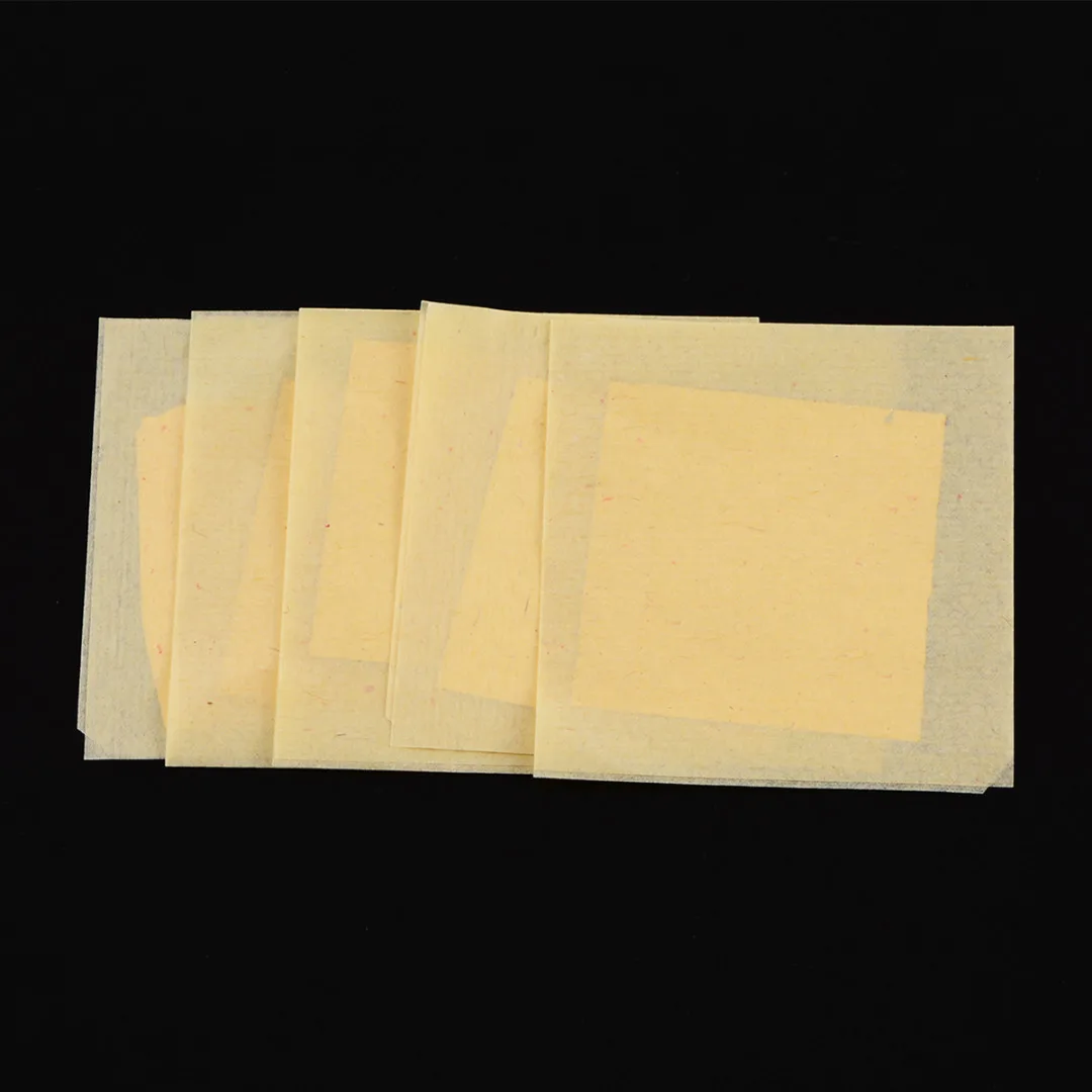 5/10/50/100PCS 24K Pure Edible Gold Leaf Foil Sheet Decor Foil Golden Cover Gilding Handicrafts Face Beauty Mask 4.33cm