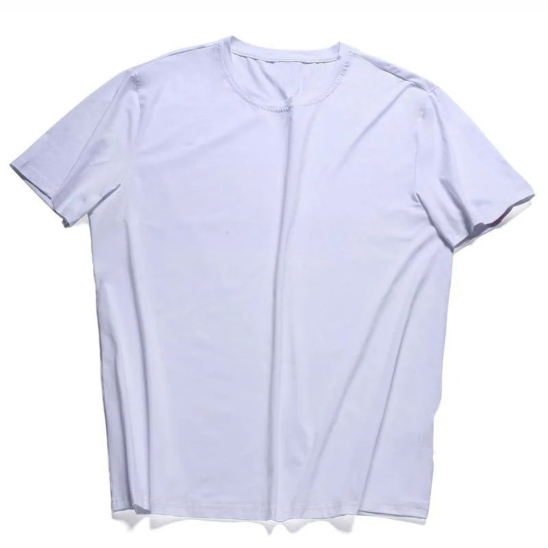 Летняя футболка для полных мужчин 5XL 6XL 7XL 8XL бюст 140 см вес 140 кг короткий рукав большой размер футболка 6 цветов