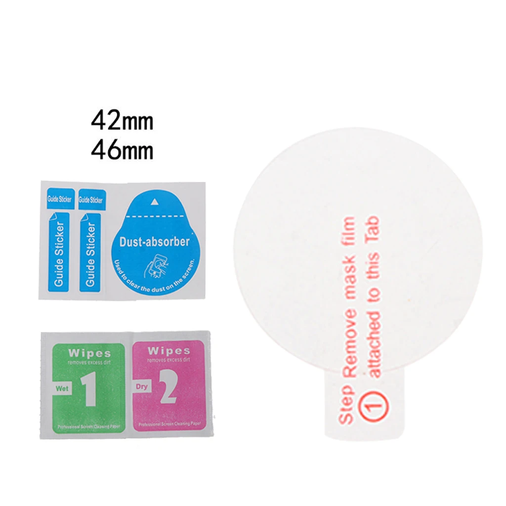 

1 Set New 9H Premium Tempered Glass Screen Protector Film For Samsung Galaxy Watch 42/46mm