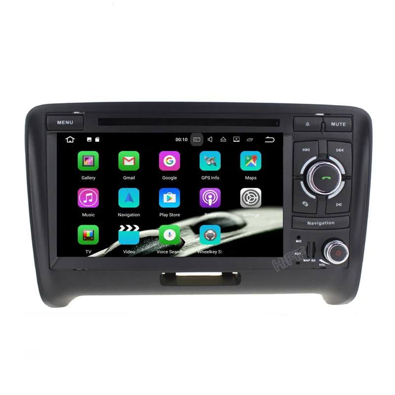 Sale IPS 1024*600 Octa Core Android 8.0 Car DVD Player for AUDI TT 2006-2013 GPS Navigation Radio RDS Stereo System 4GB RAM 32GB ROM 2