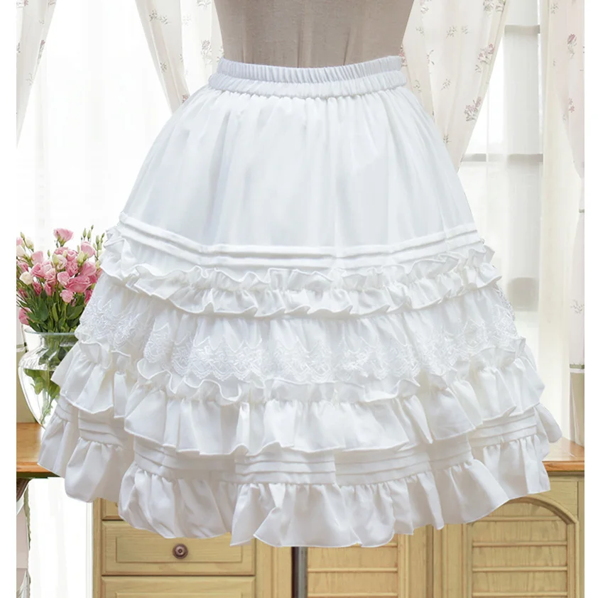 Платье ROLECOS женское летнее однотонное милое бальное платье в стиле ретро|lolita dress