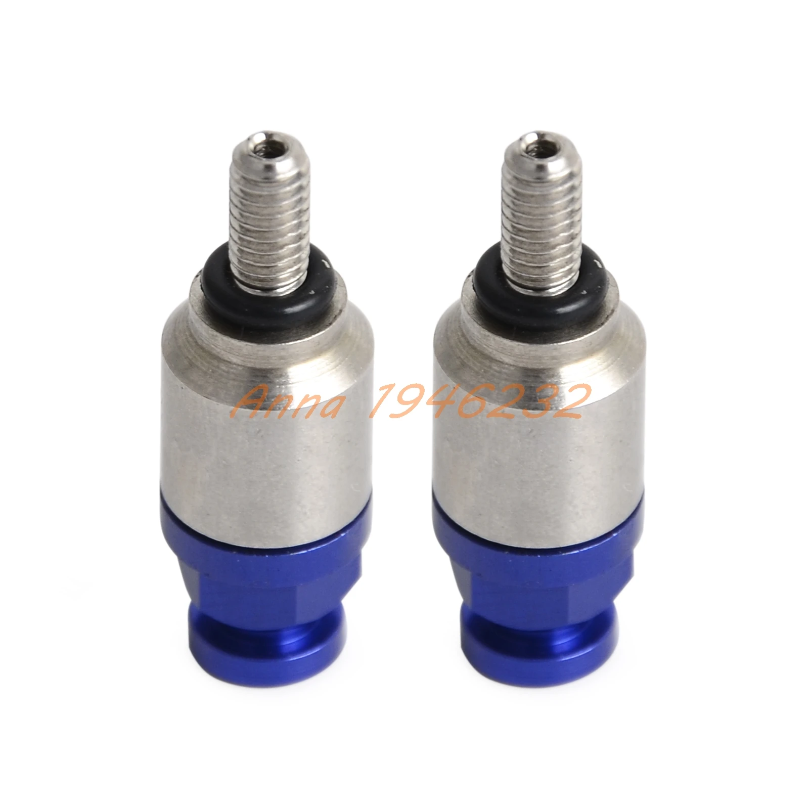 Lot de 2 valves de purge dair pour fourche KTM EXC SX SXF XC XCW 250 500 525 530 M4 0,7 Orange