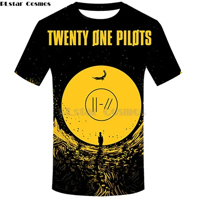 Футболка Twenty one pilots, Мужская 3D футболка, harajuku, топ, хип-хоп, Мужская футболка, уличная одежда, топы, модная мужская одежда, футболка - Цвет: 17