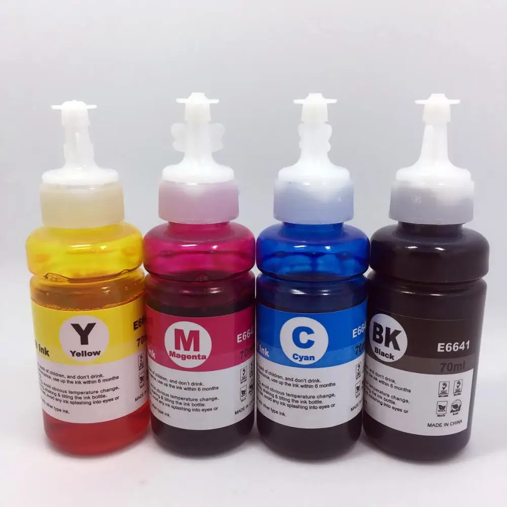 Краска YOTAT для Epson L100 L110 L120 L132 L210 L222 L300 L310 L312 L355 L350 L362 L366 L550 L555 L566 70 мл|dye ink|ink for epsonepson