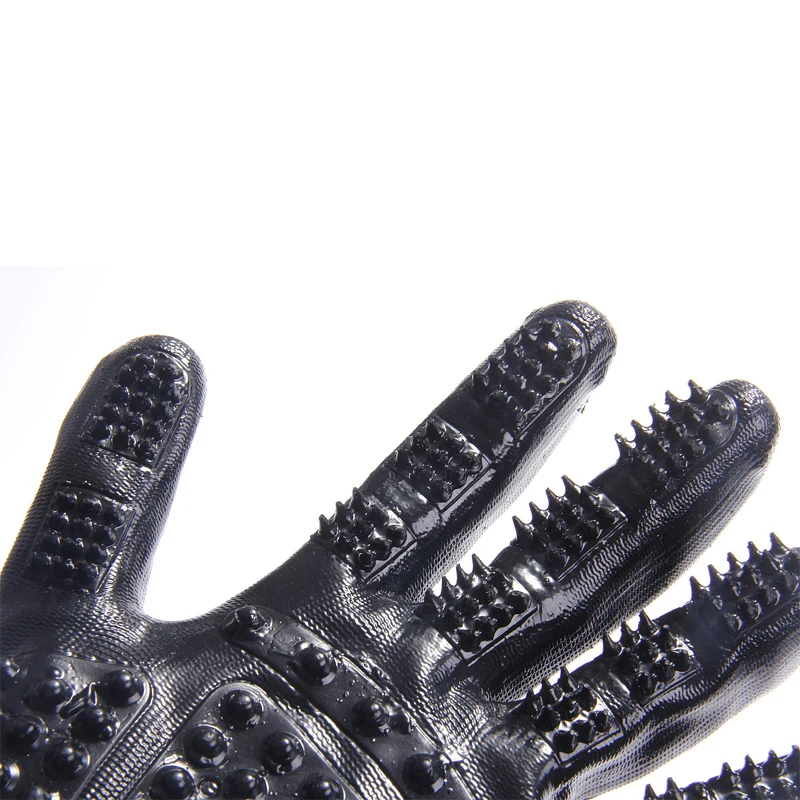 Clean Massage Gloves Hair Removal Brush Comb Dog Cat Beauty Cleaning Comb Gloves Hair Removal Trimmer Pet Supplies