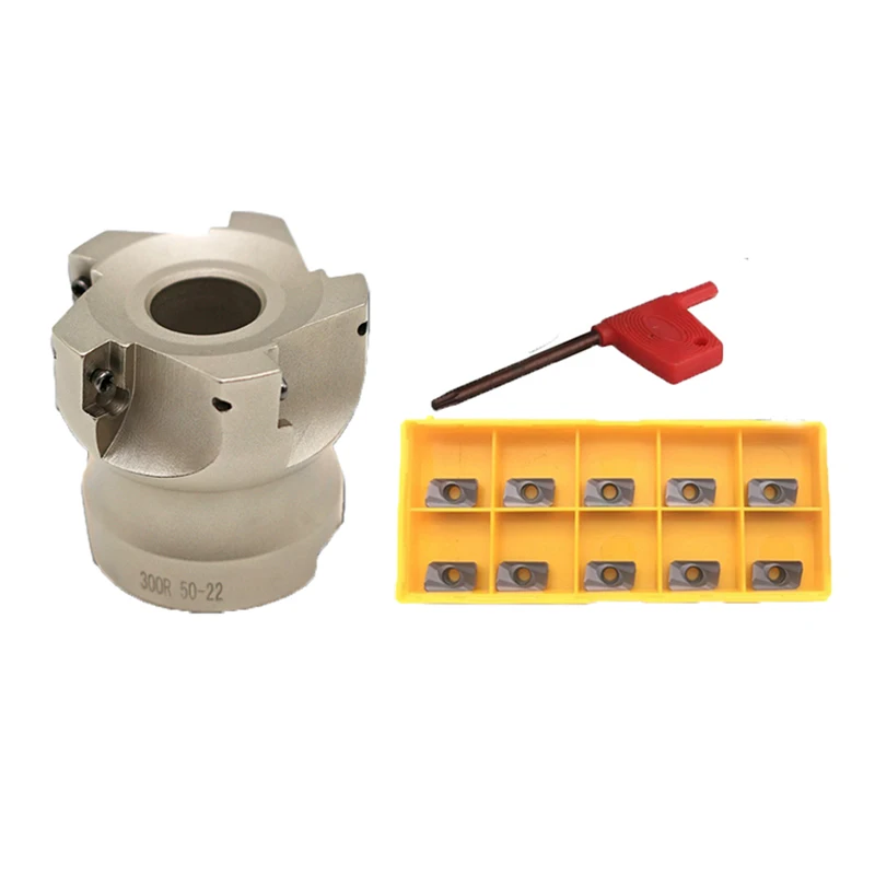 1 компл., фреза для лица, угловая фреза BAP300R 50 22+ 10 шт., APMT1135 вставки, фреза для фреза с ЧПУ