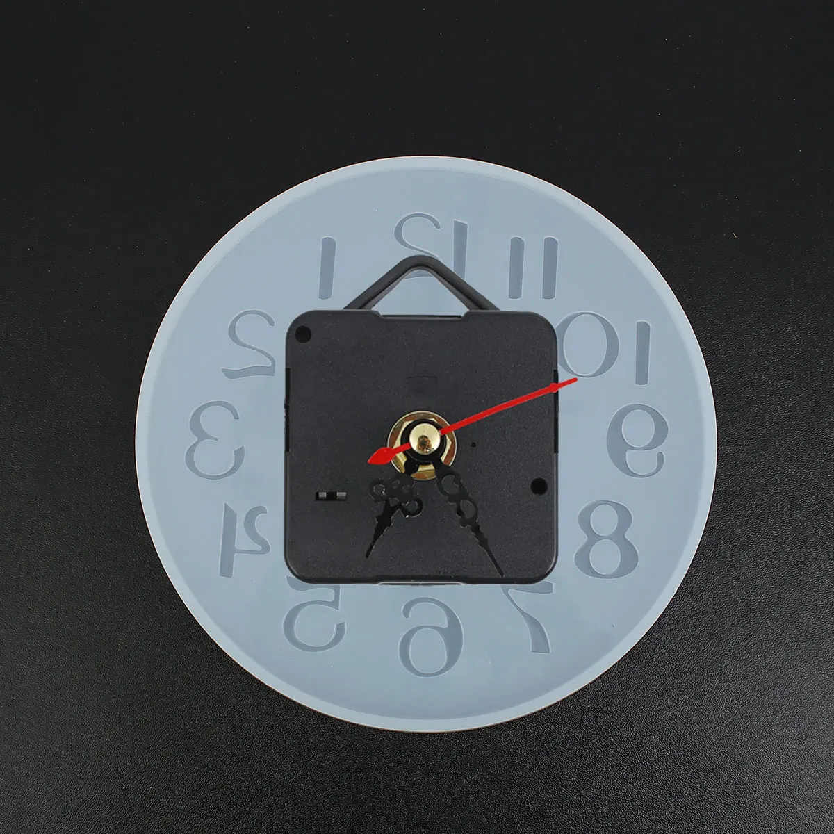 

Silicone Resin Mold For Jewelry Making Clockface White Roman Numerals 15.3cm(6") Dia., 1 Piece